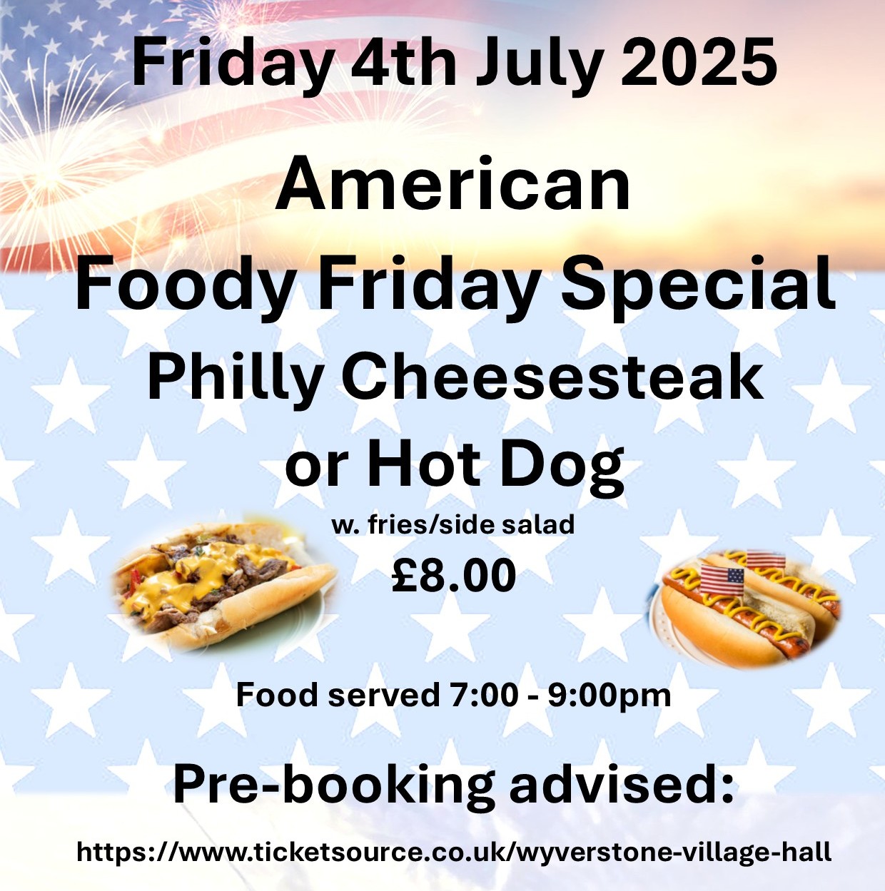 4th July Foody Friday Special and Board Gamers Night
