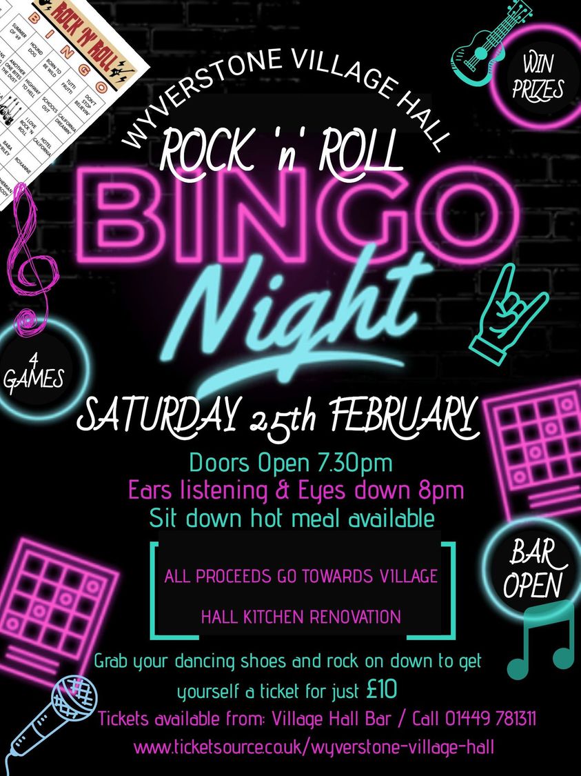 Rock and Roll Bingo