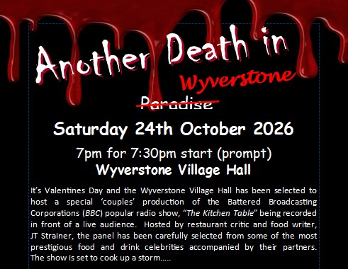 Murder Mystery: Another Death in Wyverstone!